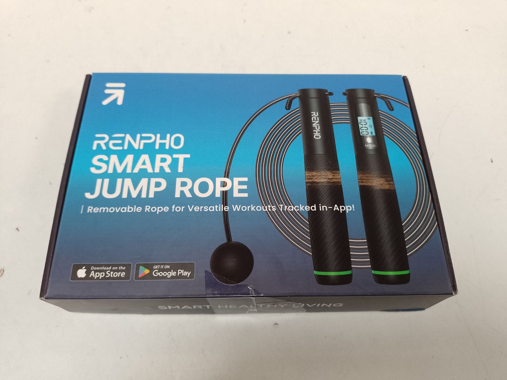 RRP £23.00 RENPHO Smart Skipping Rope with Counter - Image 2 of 2
