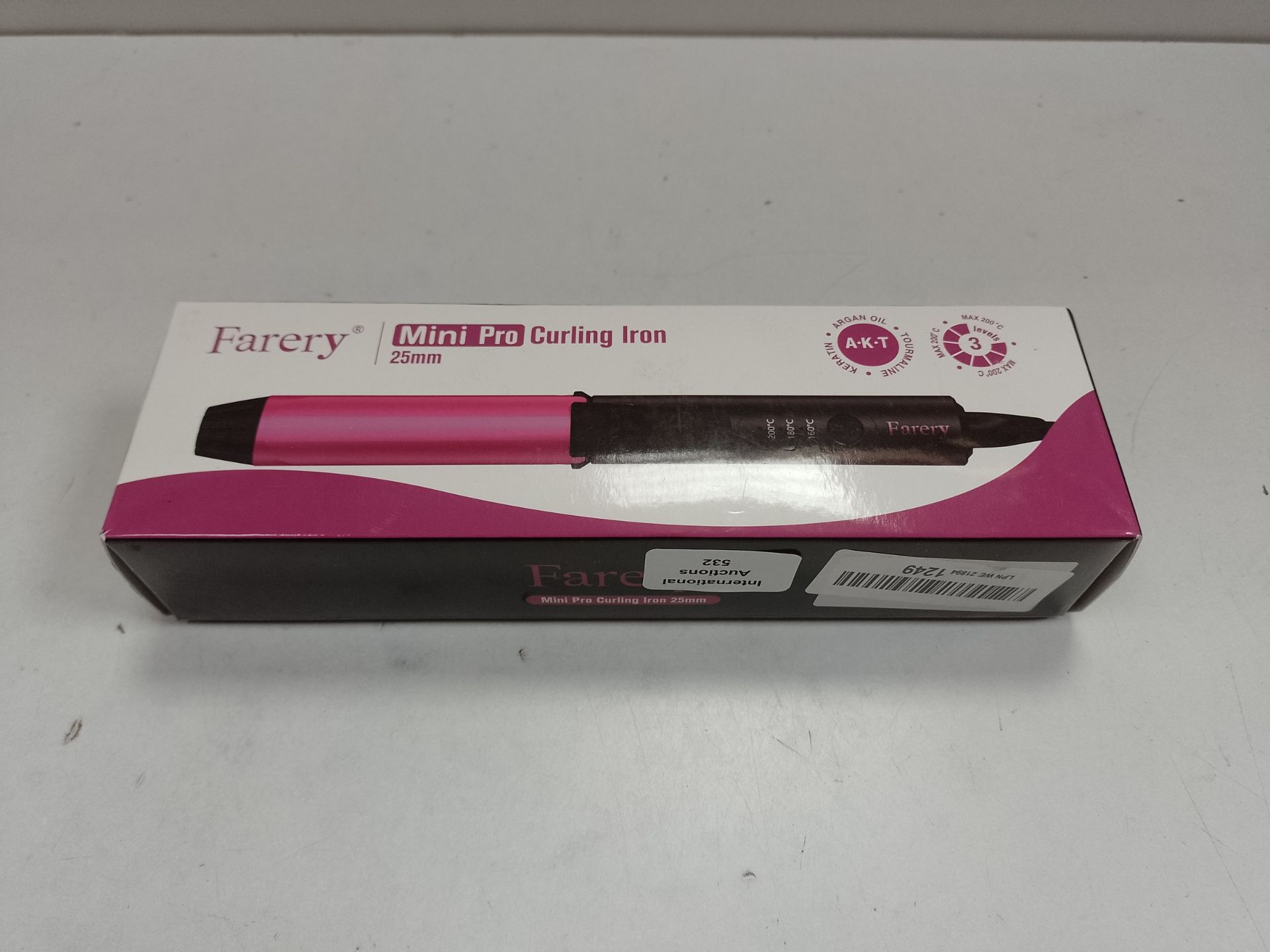 RRP £34.24 FARERY Mini Curling Tongs - Image 2 of 2