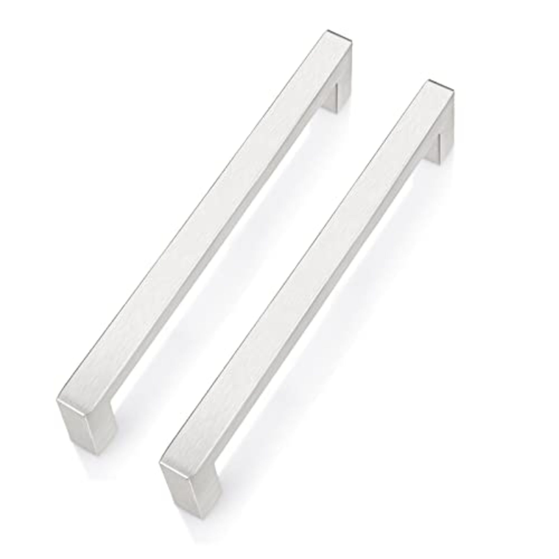 RRP £34.24 PinLin 20 Pack Brushed Steel Cabinet Pulls Hole Center