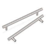 RRP £22.17 PinLin 25 Pack Cabinet Pulls Hole Spacing 128mm Brushed