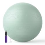RRP £21.67 PROIRON Exercise Fitness Swiss Yoga Ball with Postures