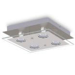 RRP £34.24 HiBay Modern Ceiling Light Chrome LED Kitchen Spotlight