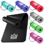 RRP £30.03 Kingdom GB Supreme 20mm Extra Thick Exercise Yoga Mat