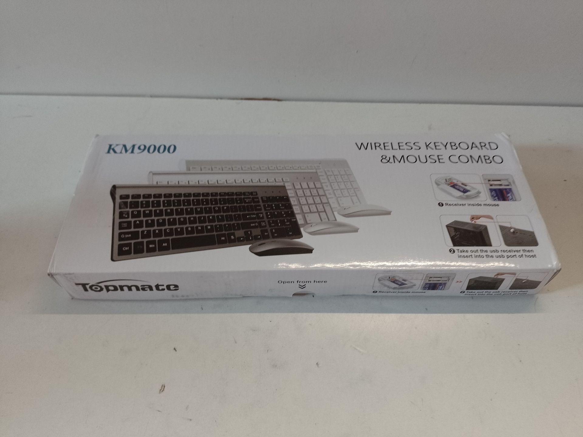 RRP £33.99 Wireless Keyboard and Mouse Ultra Slim Combo - Image 2 of 2