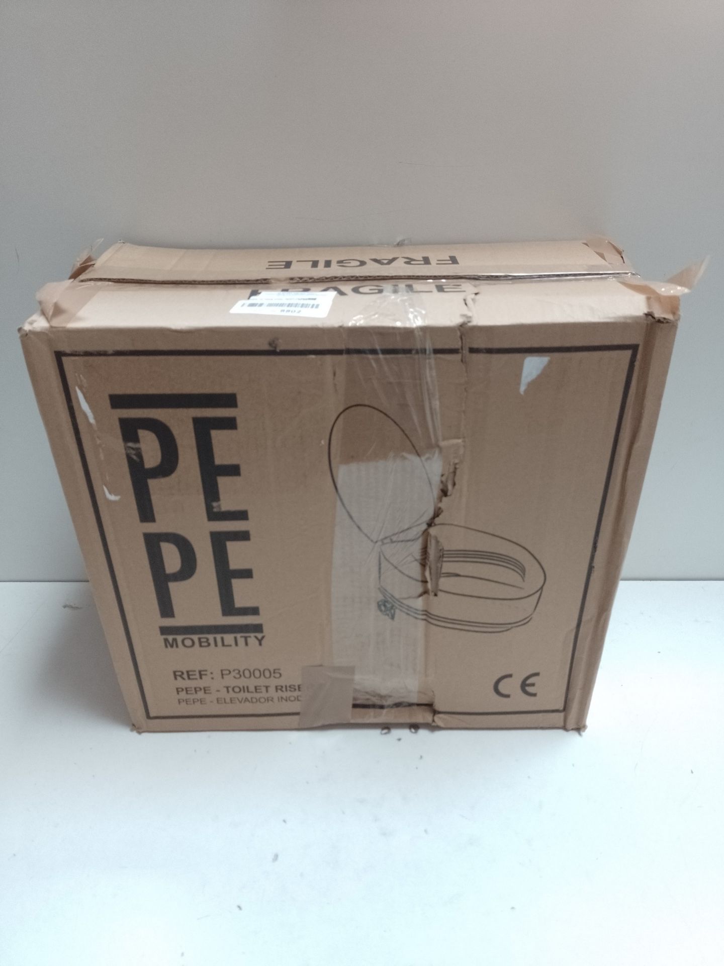 RRP £48.96 Pepe - Raised Toilet Seat with Lid (from 5 to 6 Inches) - Image 2 of 2