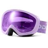 RRP £23.78 Odoland OTG Ski Goggles for Kid
