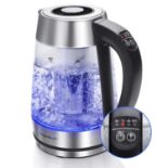 RRP £37.66 Aigostar Electric Glass Kettle with Variable Temperature