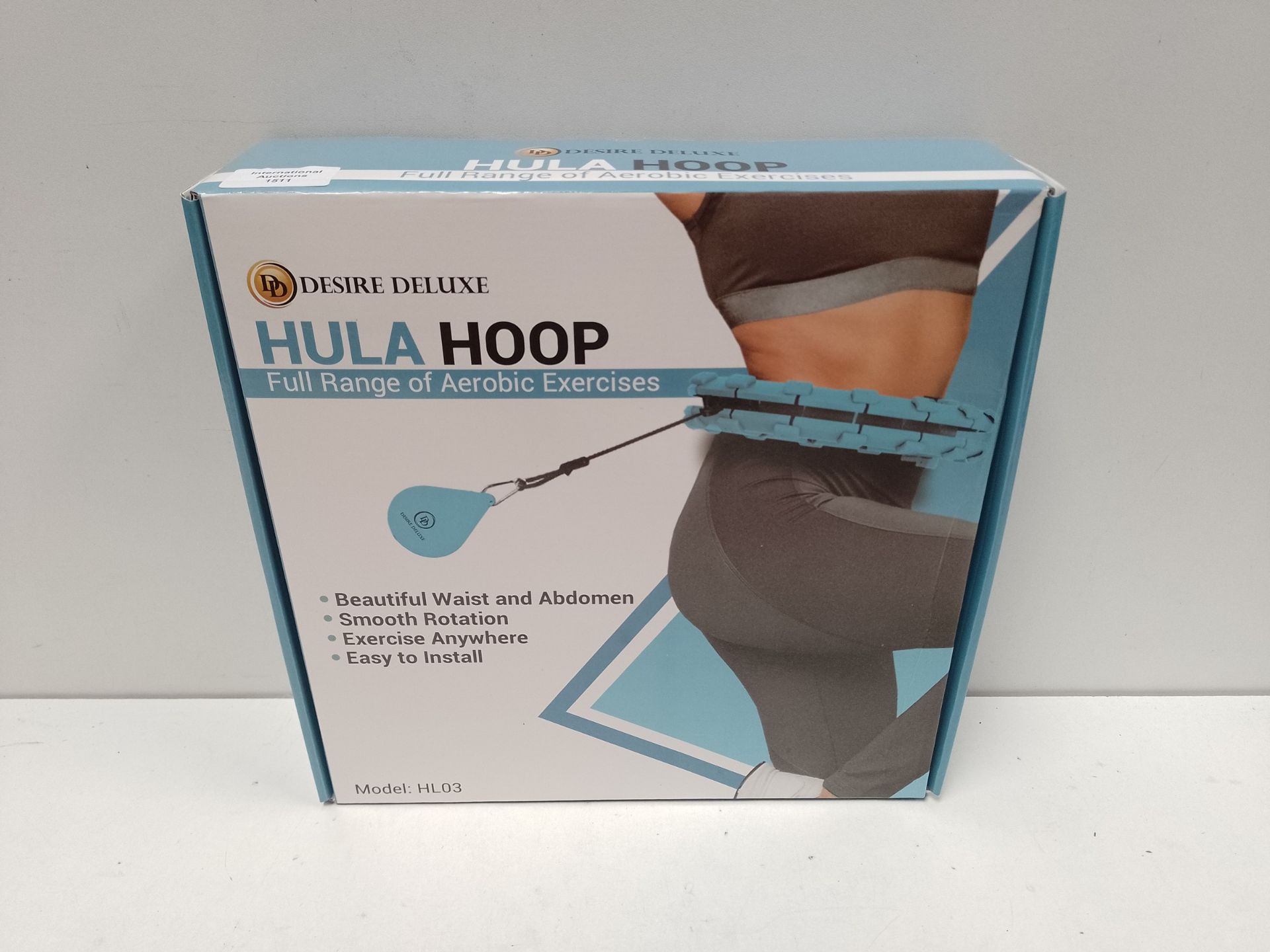 RRP £19.66 Desire Deluxe Weighted Hula Hoop Premium Infinity - Image 2 of 2