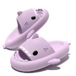 RRP £25.65 QueeyHome Unisex Shark Slides Sandals Cloud Shark Slippers