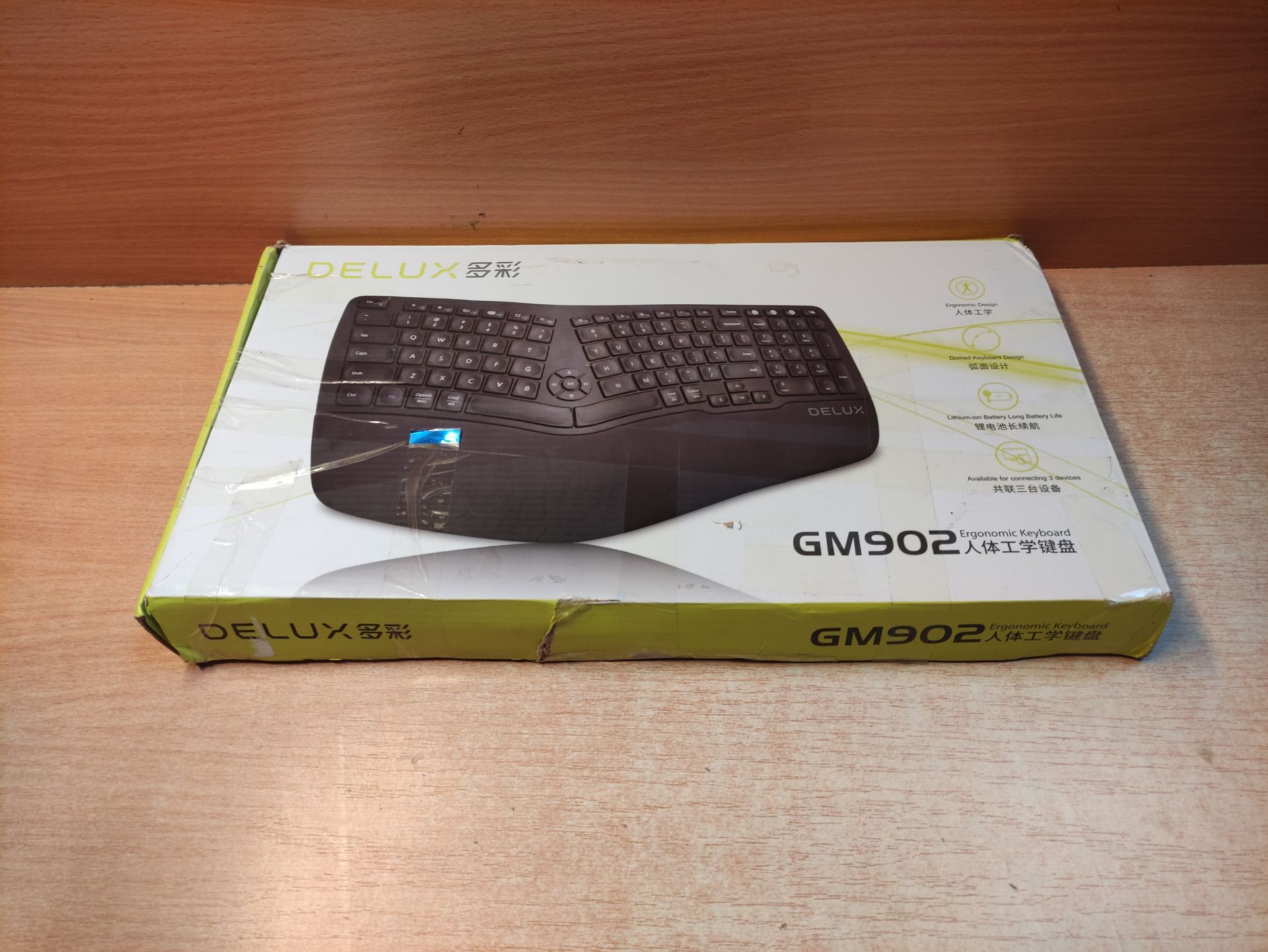 RRP £79.90 DeLUX Ergonomic Keyboard - Image 2 of 2