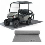 RRP £68.01 BRAND NEW STOCK 10L0L Golf Cart Premium Garage Floor Mat-Waterproof