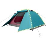 RRP £56.96 YITAHOME Camping Tent with LED Strip Lights