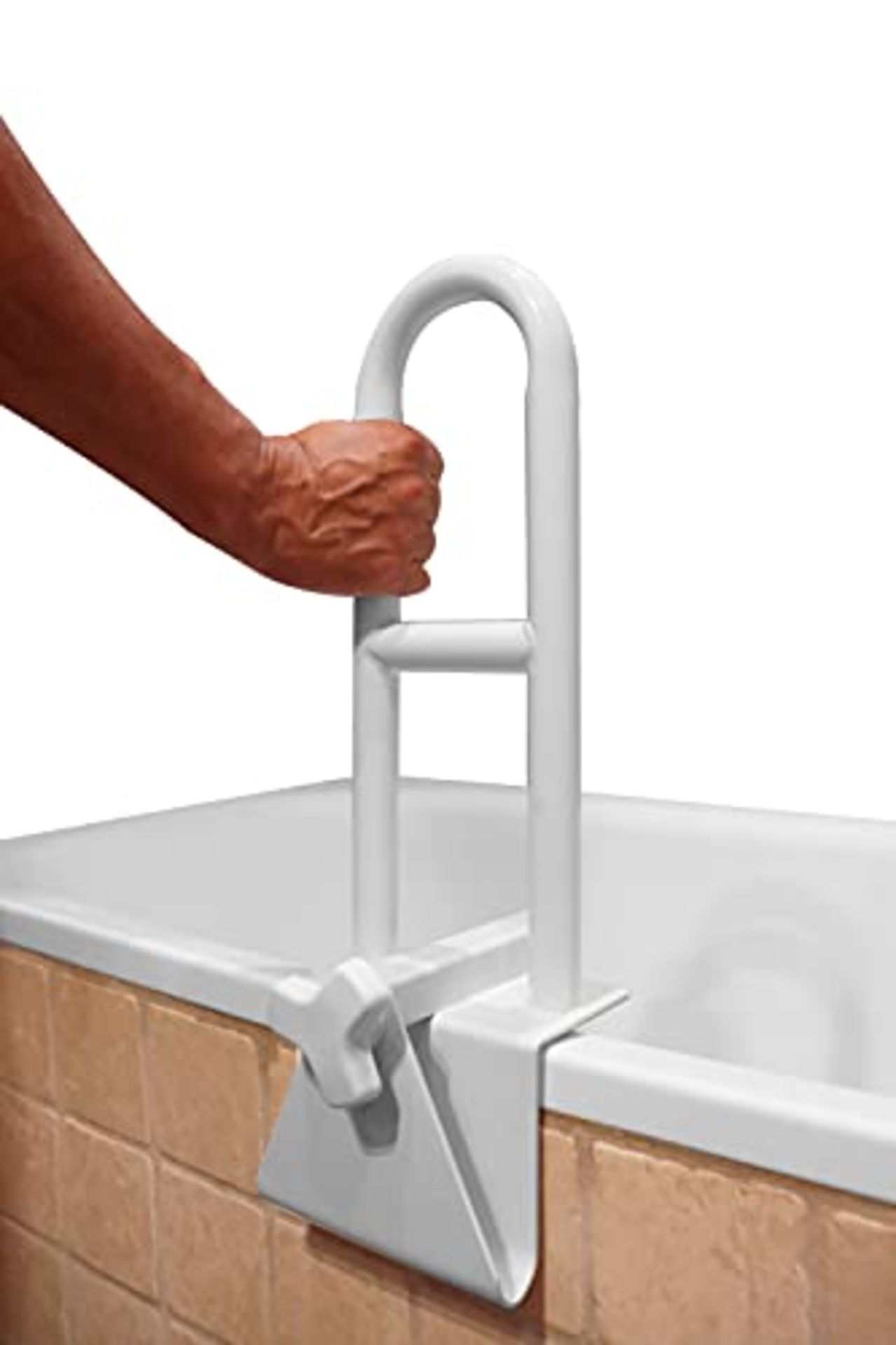 RRP £55.82 Pepe - Bathtub Grab Rails for Bathroom (Bathtubs with Flat Rim 3.15")