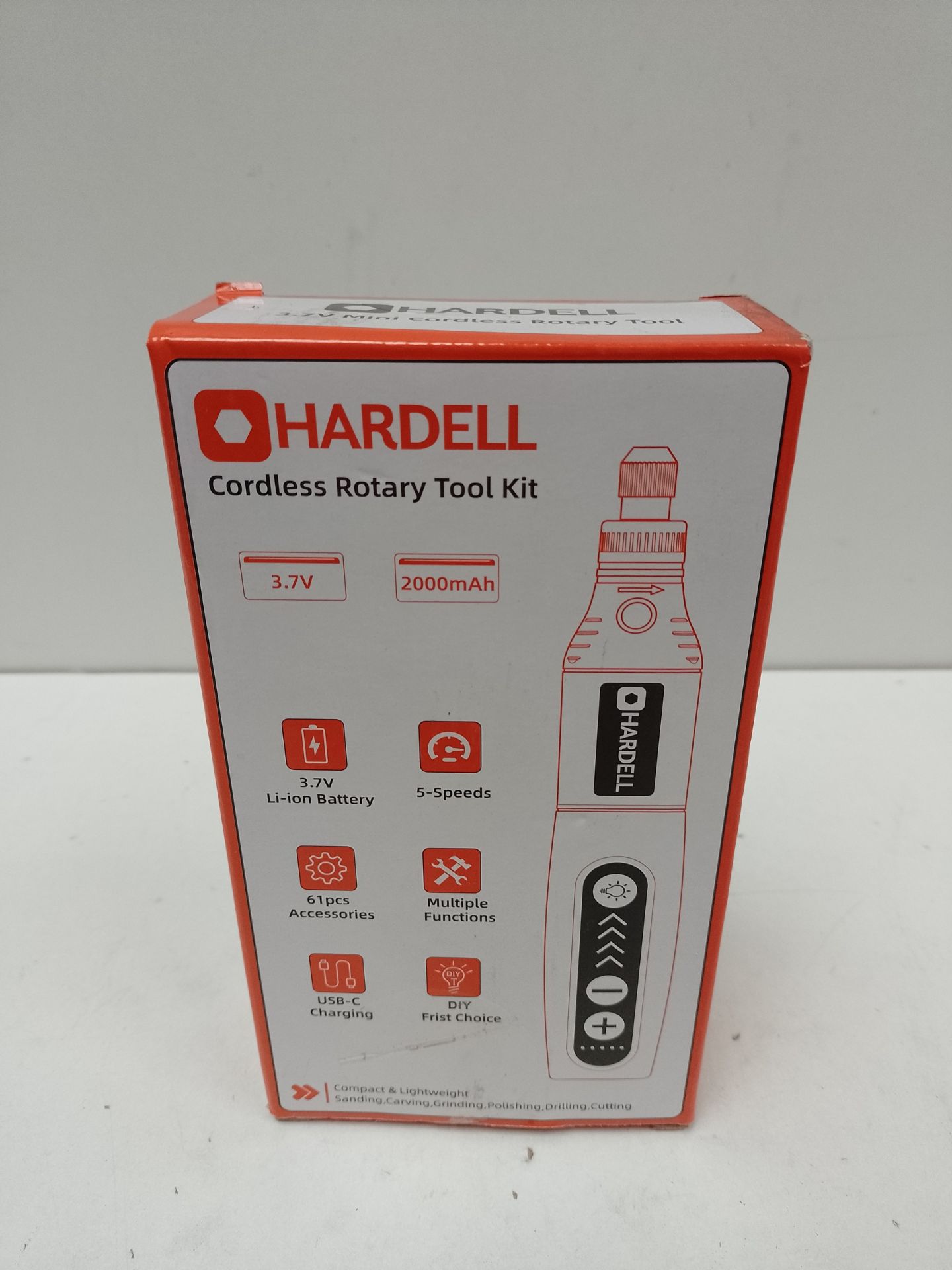 RRP £29.67 HARDELL Mini Cordless Rotary Tool - Image 2 of 2