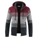 RRP £38.51 Shuanghao Men's Hoodie Knit Knitwear Sweatshirt Sweater