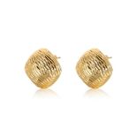 RRP £5.57 LILIE&WHITE Gold Hoop Earrings for Women Retro Pleated