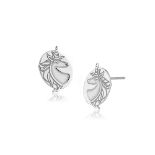 RRP £20.10 Vanbelle Sterling Silver Jewelry Unicorn Engraved Oval