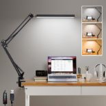RRP £19.40 GLOBAL GOLDEN LED Desk Lamp