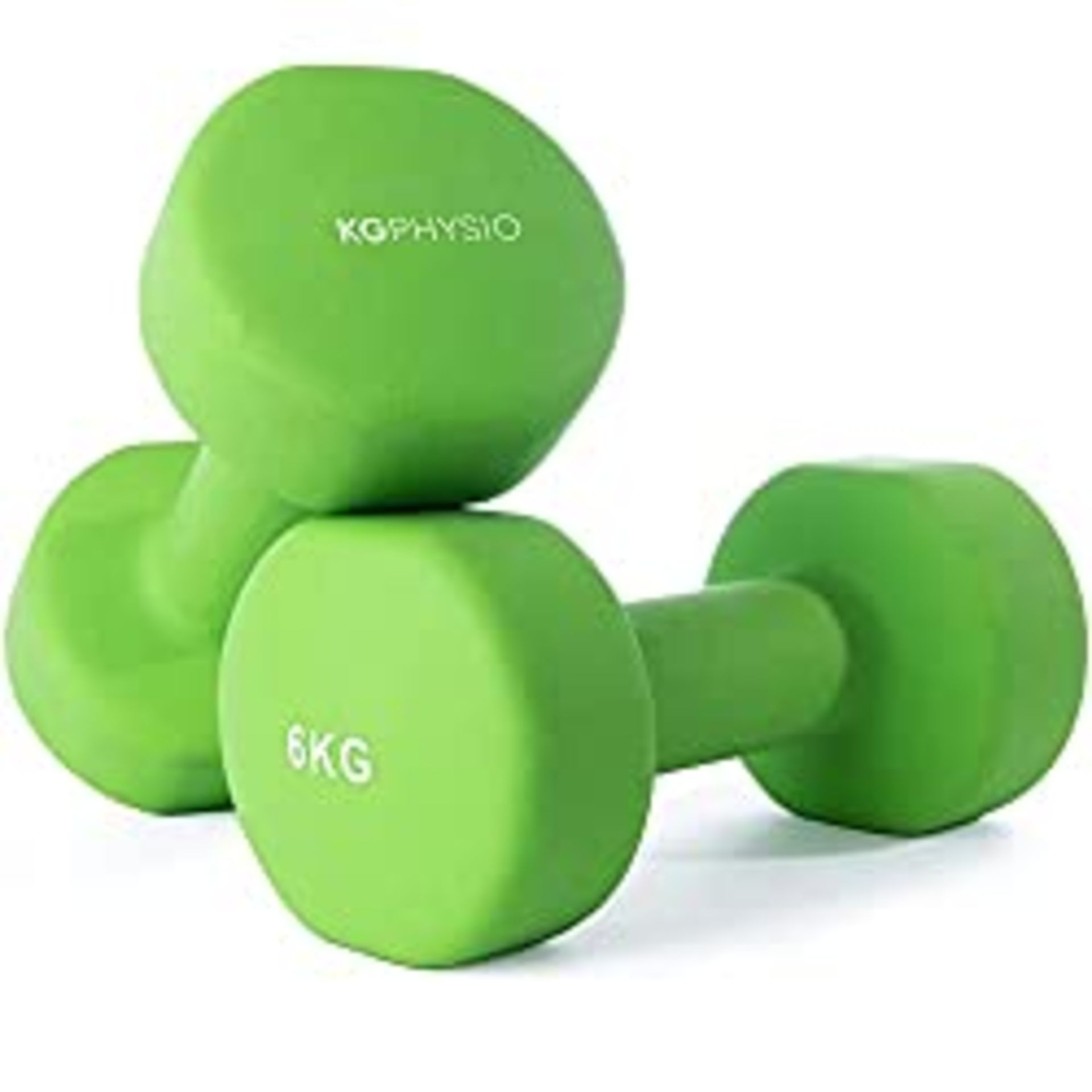 RRP £38.80 KG Physio Weights Dumbbells Set - Neoprene-Coated Dumbbells Weights Set