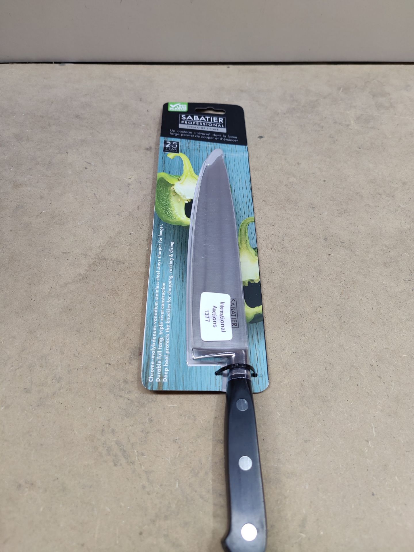 RRP £22.29 Taylors Eye Witness Sabatier Professional Kitchen Chef Knife - Image 2 of 2