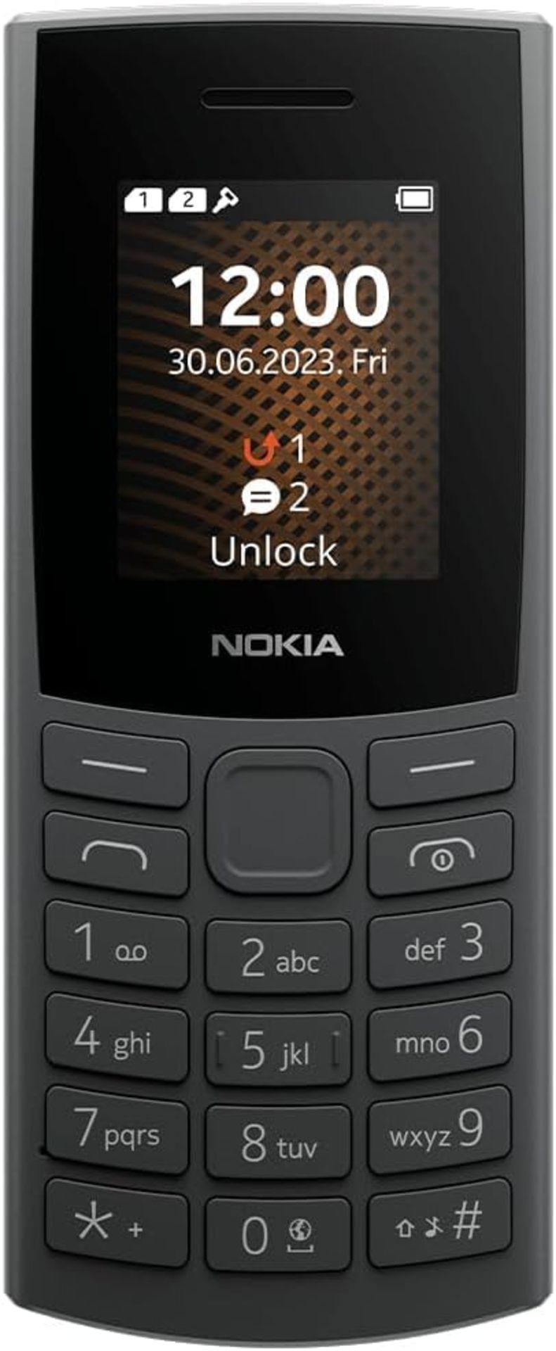 RRP £27.62 Nokia 105 4G, TA-1551 (2023) Dual Sim Charcoal