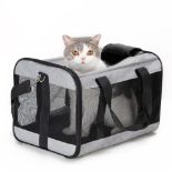RRP £23.88 HITSLAM Pet Carrier Cat Carrier Soft Sided Pet Travel Carrier for Cats