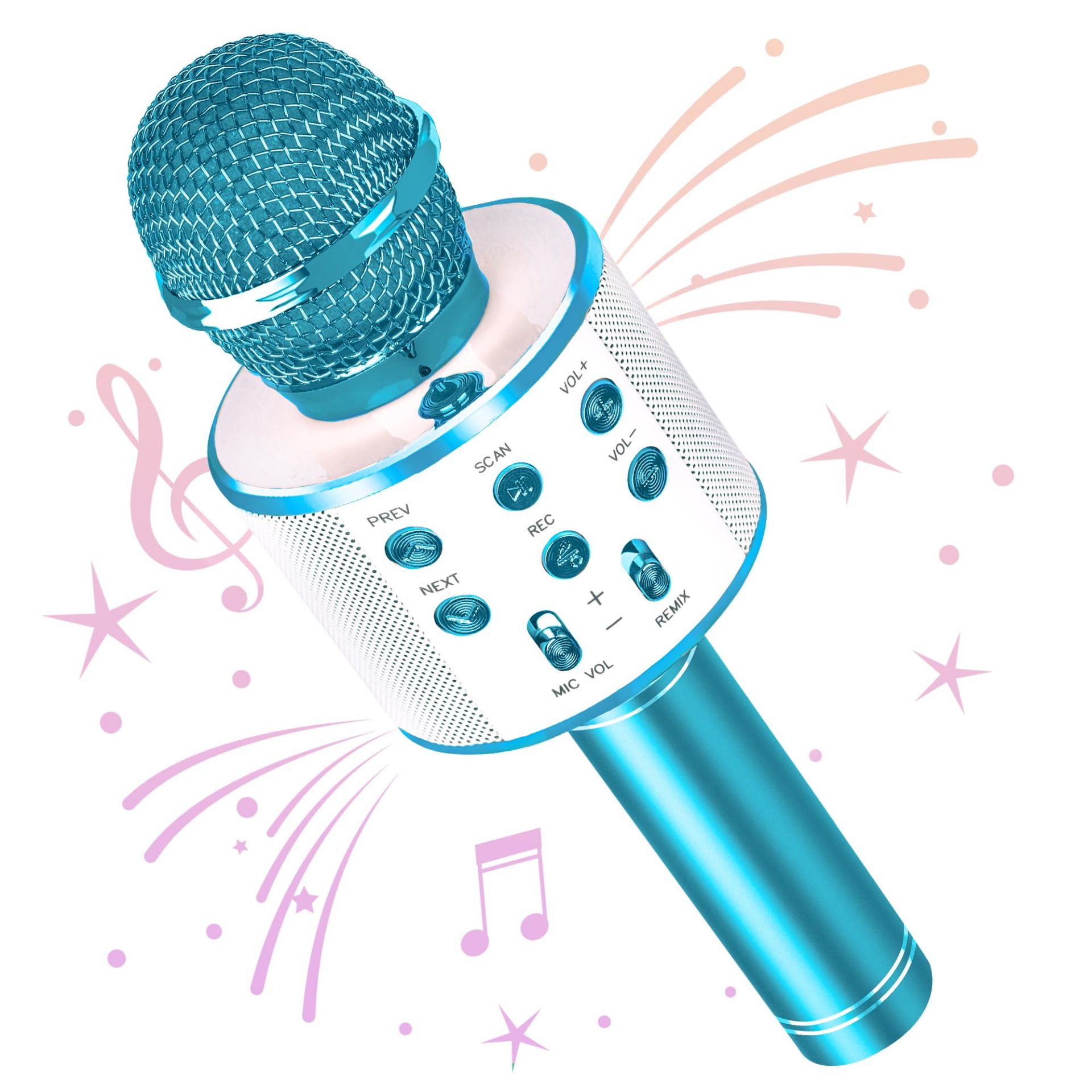 RRP £19.40 Wowstar Karaoke Bluetooth Microphone