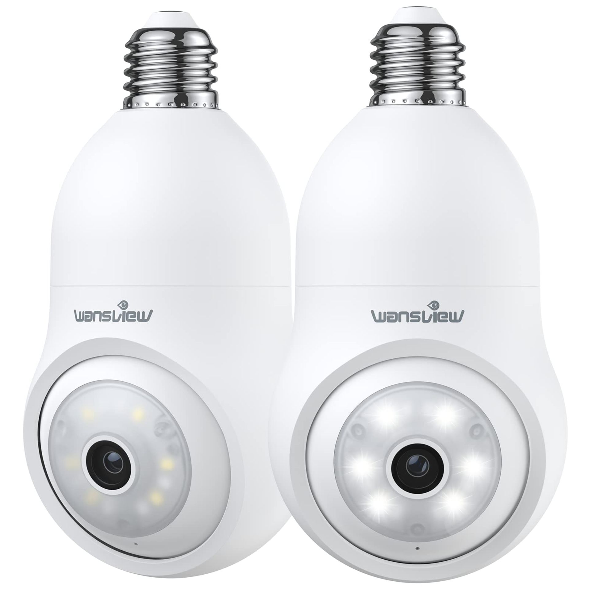 RRP £36.52 wansview Security Camera Outdoor Wireless - 2K Light Bulb Camera