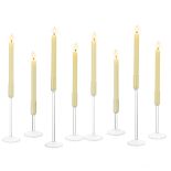 RRP £48.29 Glasseam Glass Candle Holders for Candlestick Candles