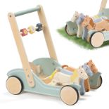 RRP £59.49 Giant bean Wooden Baby Walker for Boys and Girls