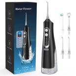 RRP £36.54 Water Flosser for Teeth Cleaner Rechargeable Oral Irrigator