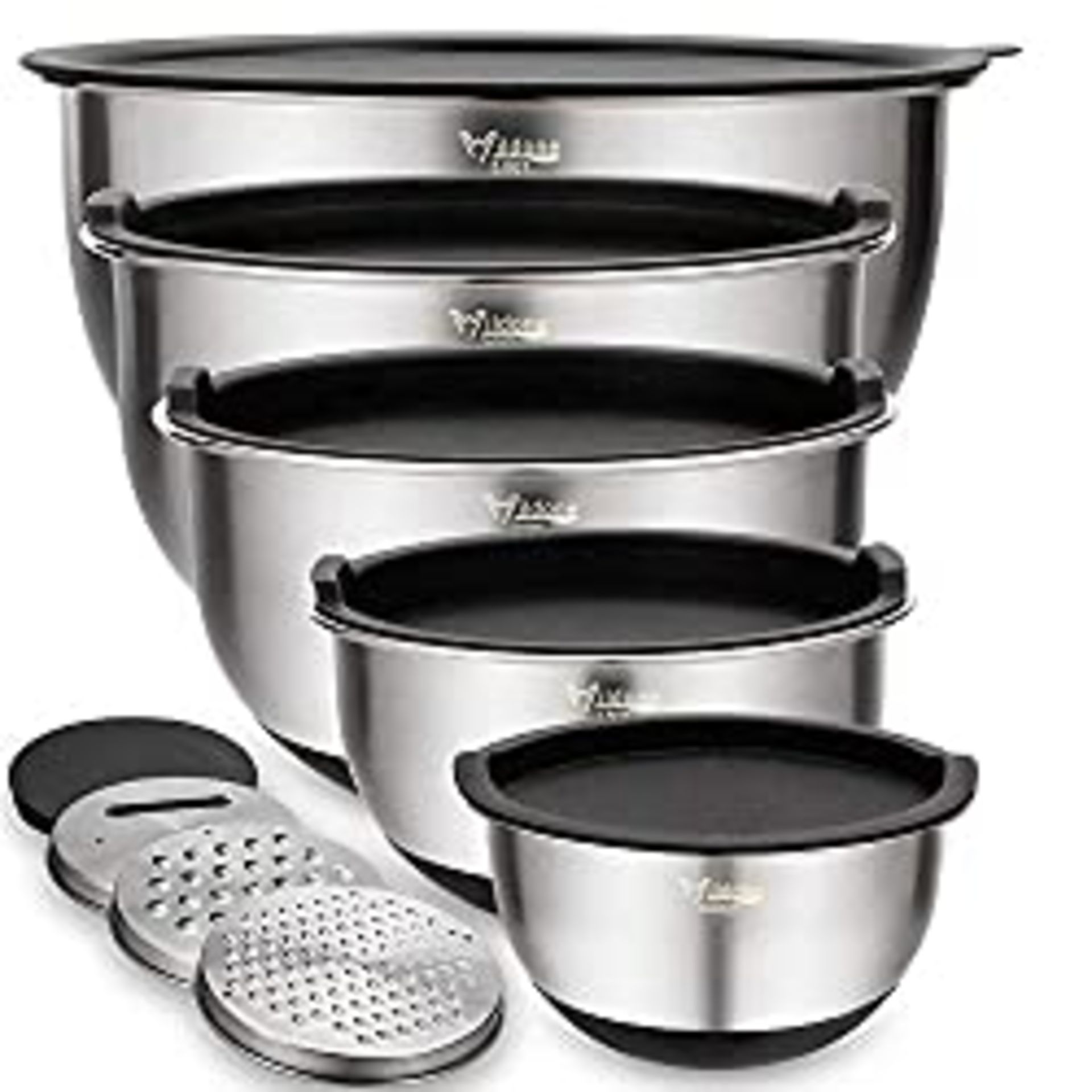 RRP £32.02 Wildone Mixing Bowls Set of 5