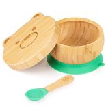 RRP £13.44 Suction Bowl with Lid and Spoon for Babies and Toddlers
