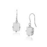RRP £33.31 Vanbelle Sterling Silver Jewelry Dangling Natural White