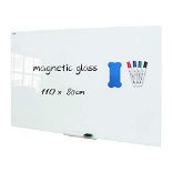 RRP £118.36 XIWODE Magnetic Glass Dry Erase Board