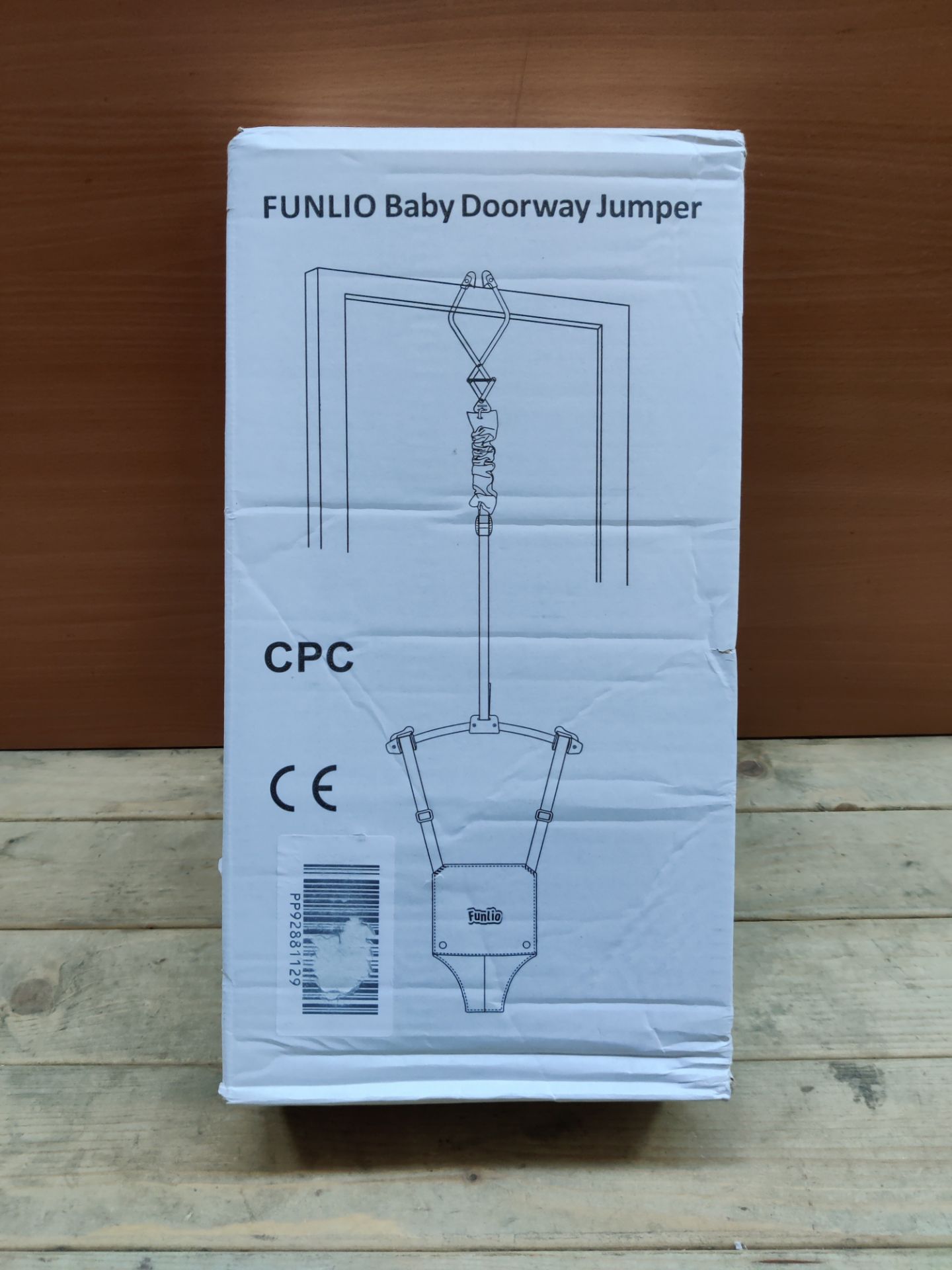 RRP £51.36 FUNLIO Baby Door Jumper for 6-24 Months (with Door Clamp) - Image 2 of 2