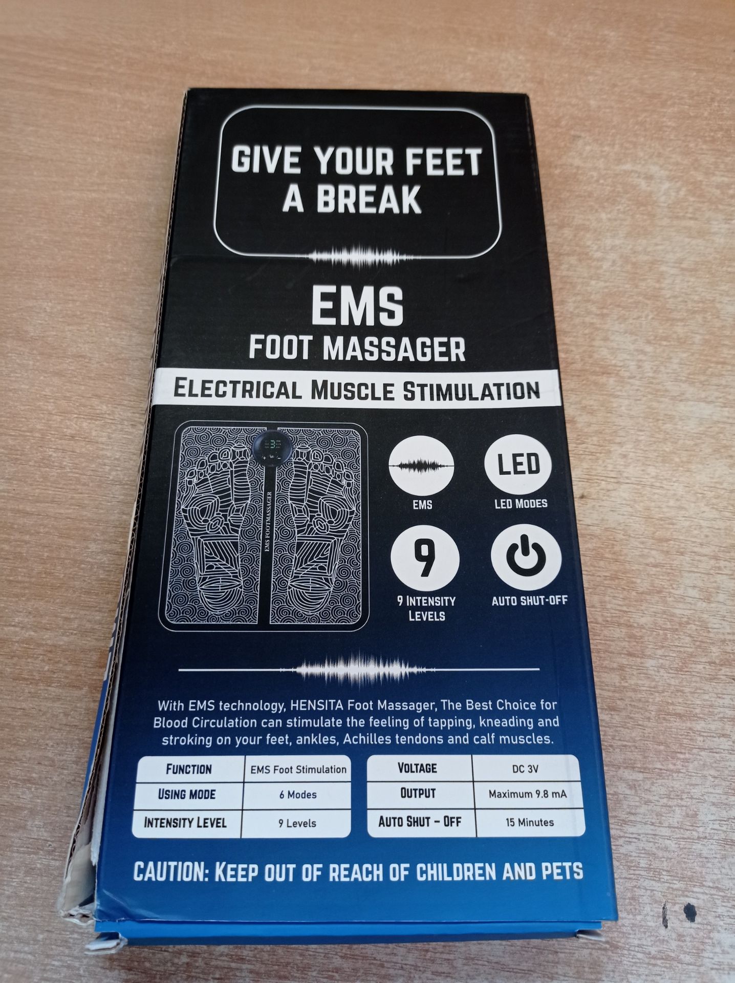 RRP £33.45 EMS Electric Feet Massager Foot Reflexology Massager- - Image 2 of 2