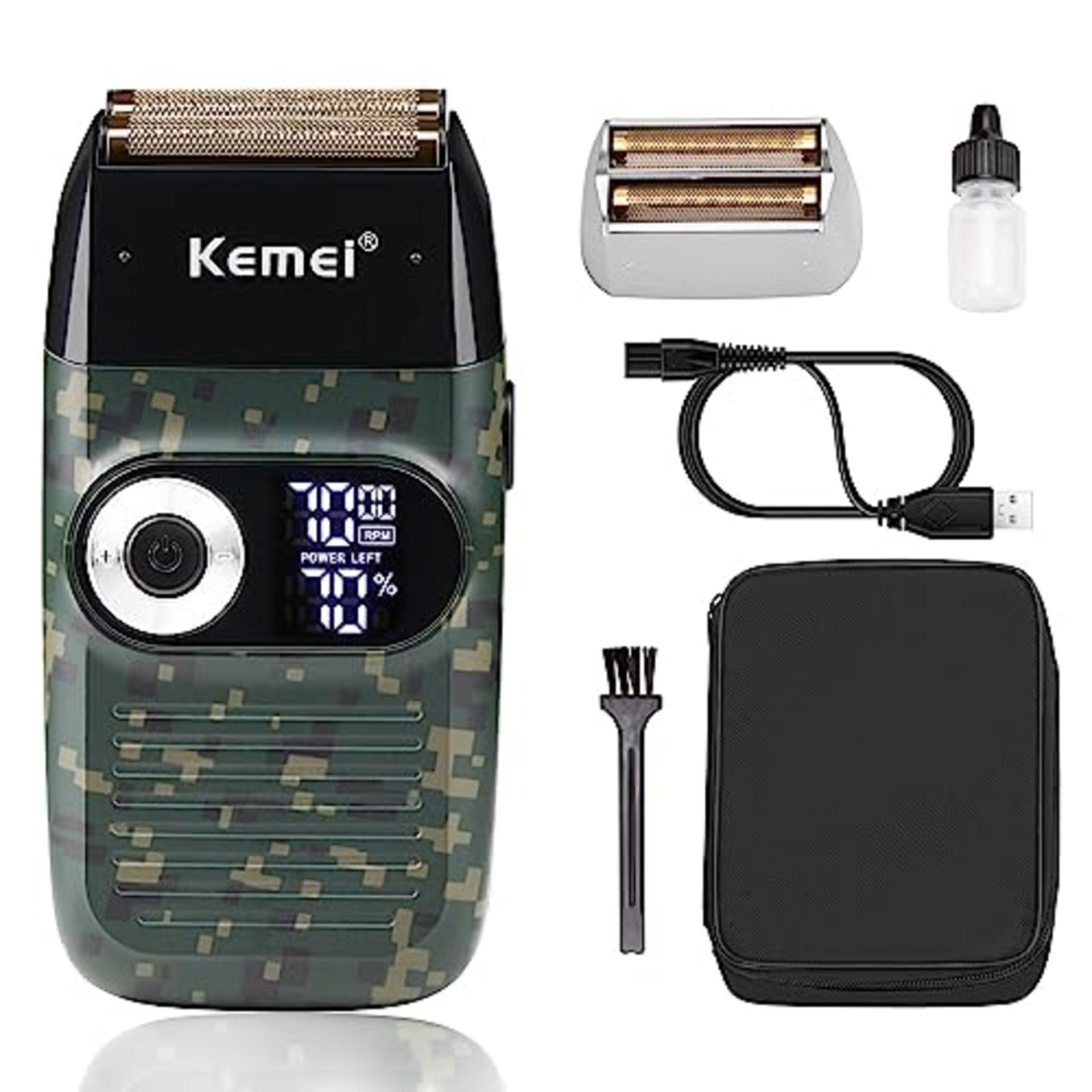 RRP £34.24 KEMEI Foil Shaver for Men Electric Razor with Bald