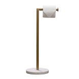 RRP £28.52 ACL Pedestal Toilet Roll Holder With Marble Base
