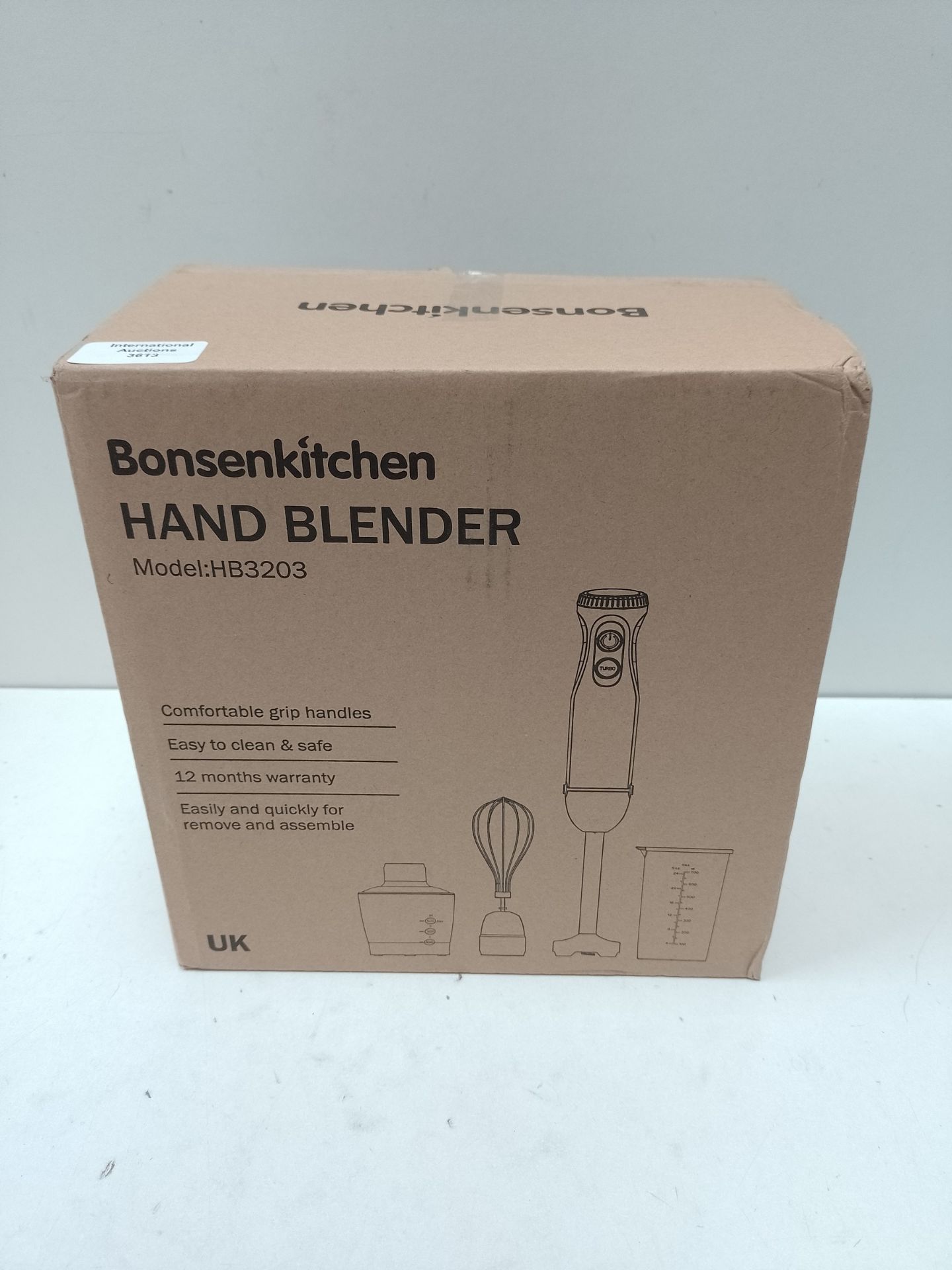 RRP £34.24 Bonsenkitchen Stainless Steel Hand Blender - Image 2 of 2