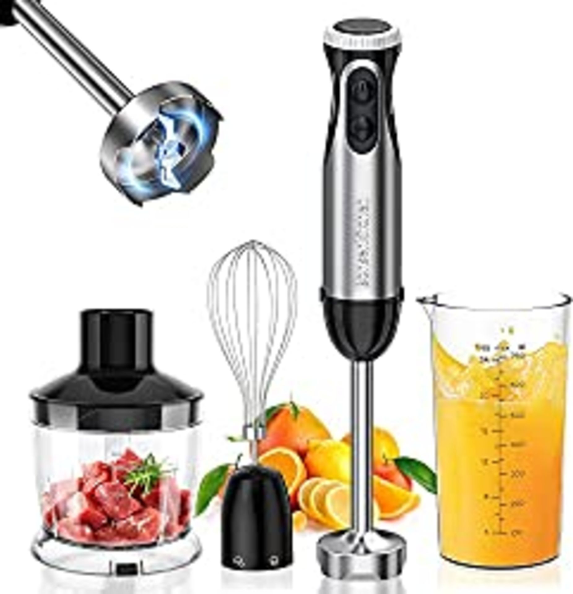 RRP £34.24 Bonsenkitchen Stainless Steel Hand Blender