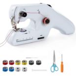 RRP £47.24 Hand Sewing Machine with Double Threading