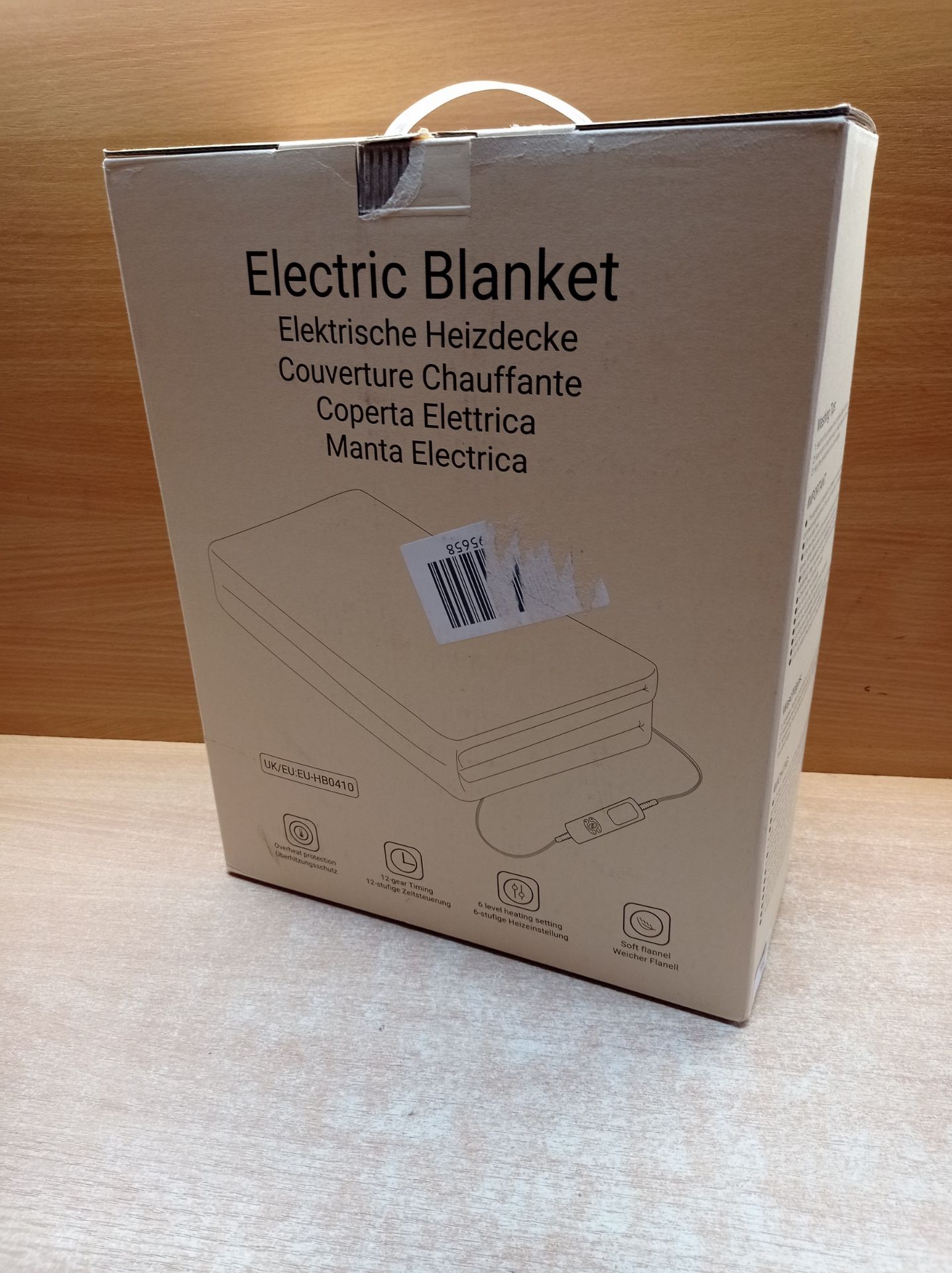 RRP £29.67 Electric Heated Throw
