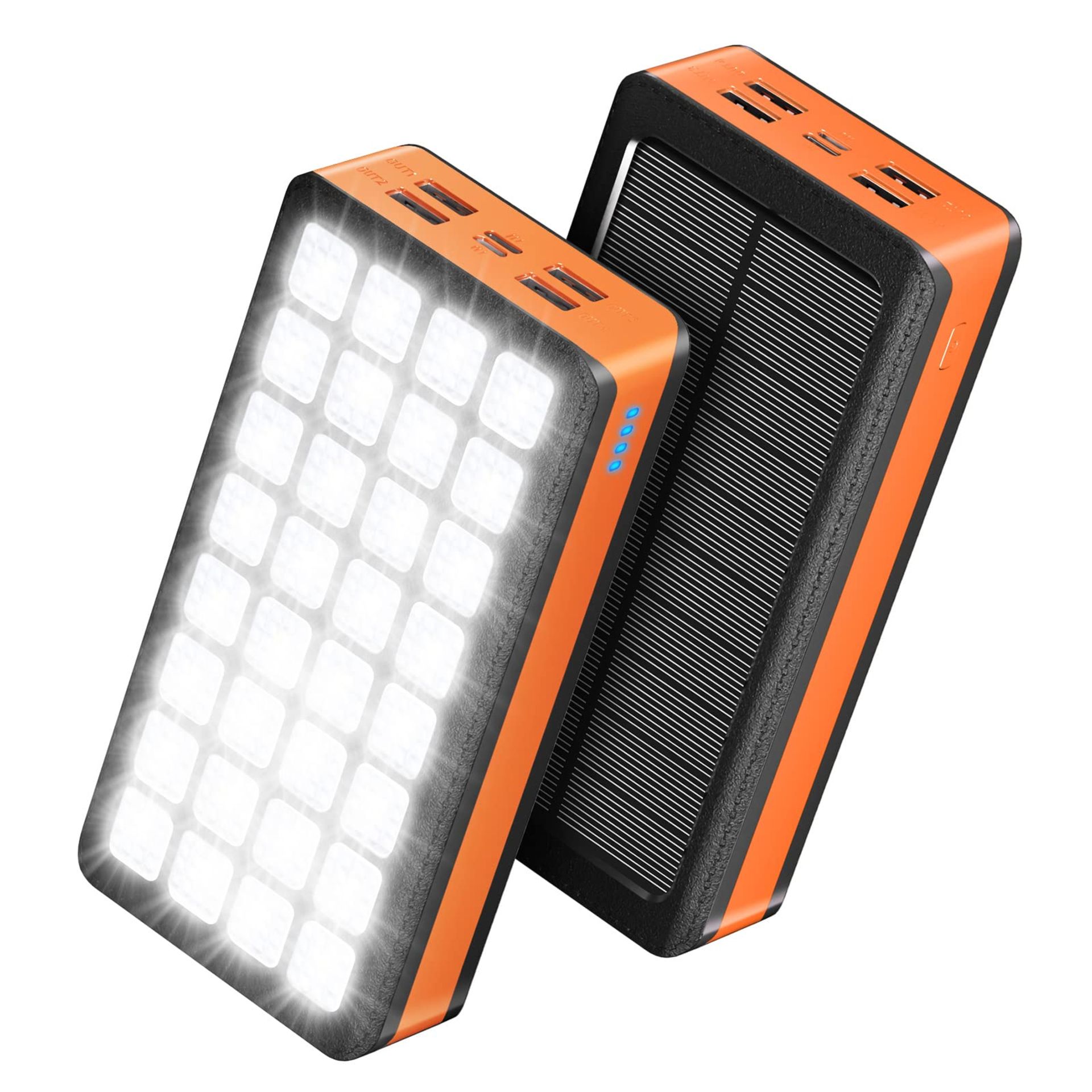 RRP £31.95 New Upgrade Portable Solar Charger 30000mAh