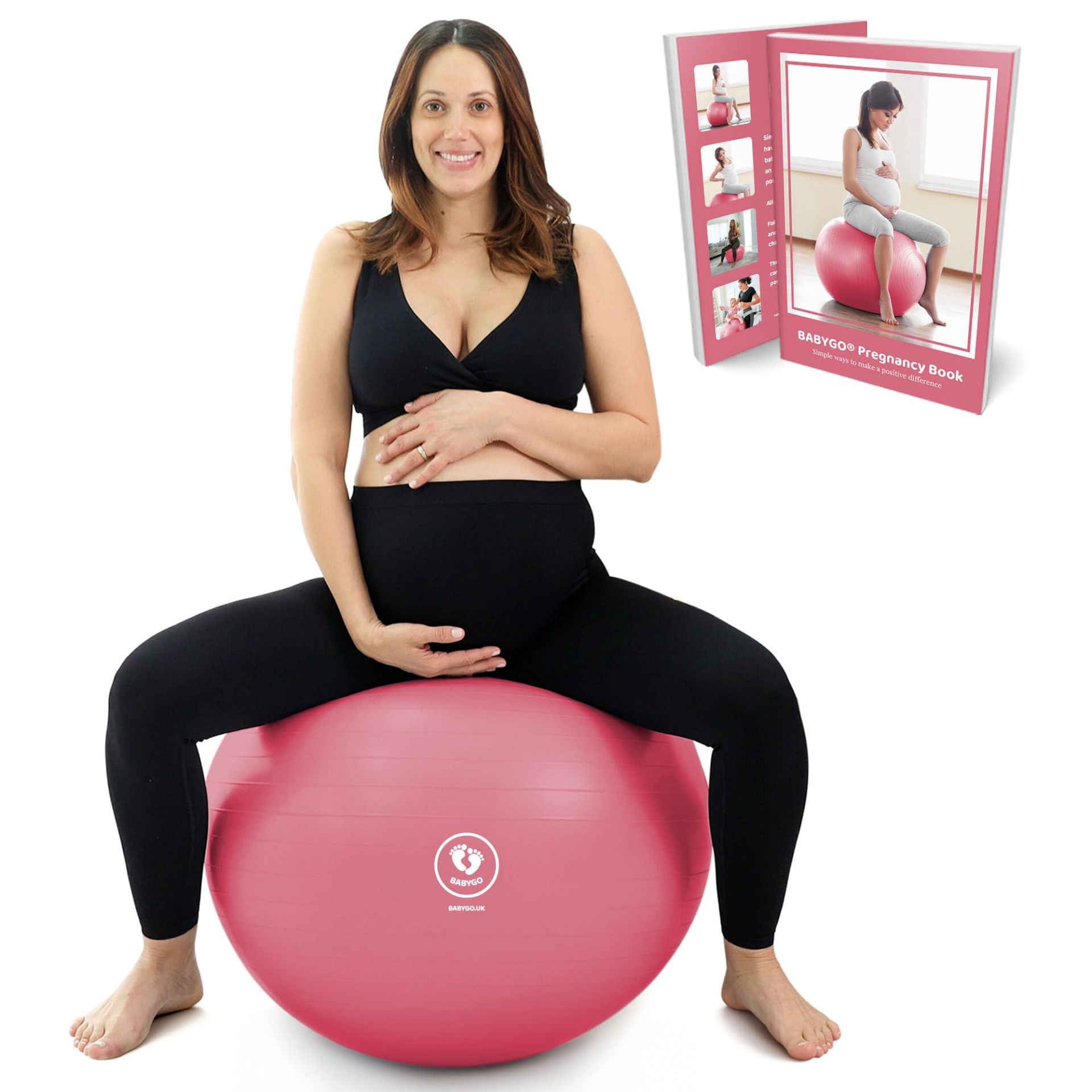 RRP £28.14 BABYGO Birthing Ball For Pregnancy Maternity Labour