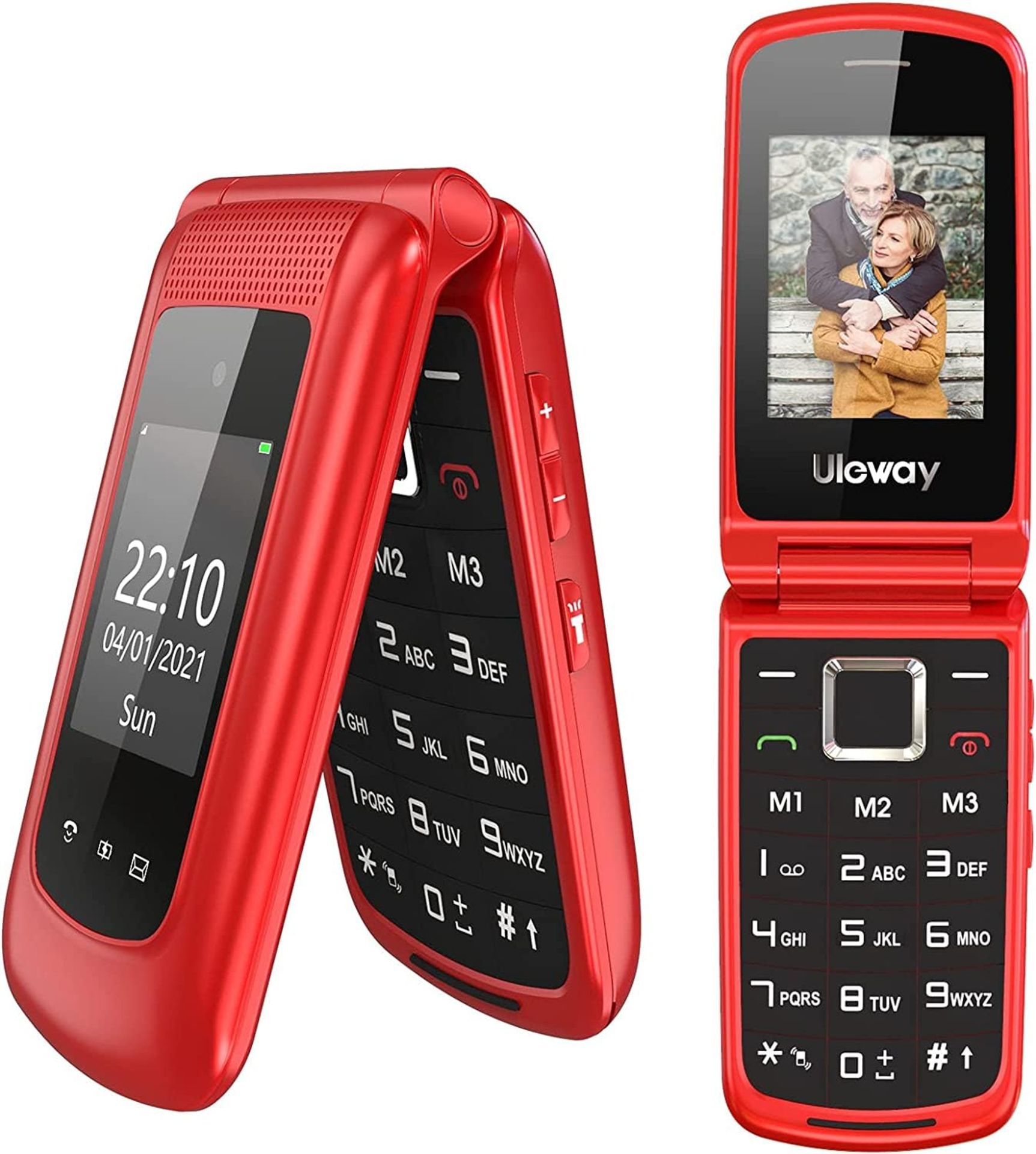 RRP £34.24 Tosaju 2G Unlocked Flip Phone Sim Free