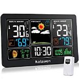 RRP £38.31 Kalawen Weather Station with Outdoor Indoor Sensor