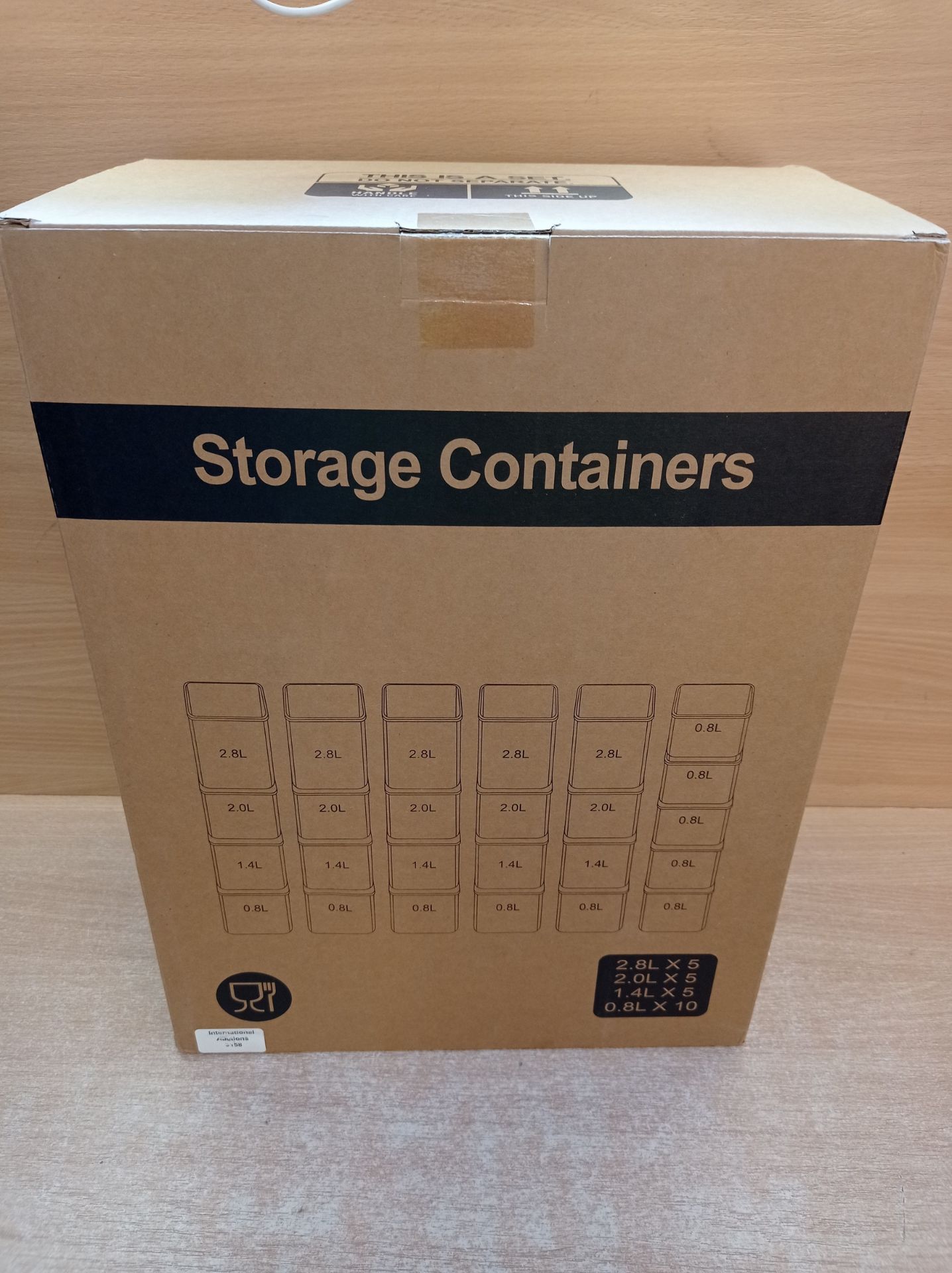 RRP £38.68 GoMaihe Storage Jars Set of 25 Storage Boxes Kitchen - Image 2 of 2
