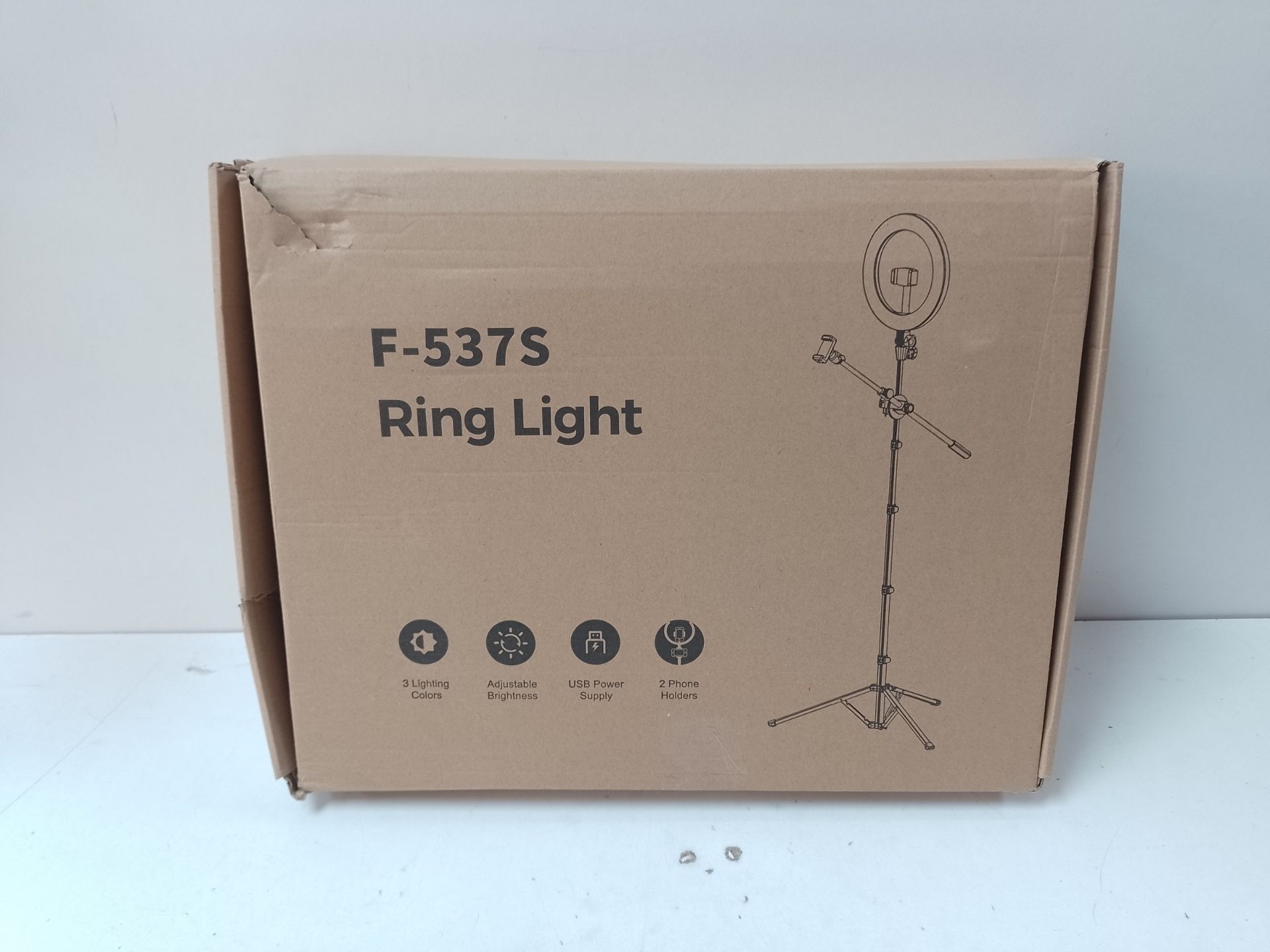 RRP £46.57 LUXSURE Ring Light with Tripod Stand & Phone Holder - Image 2 of 2