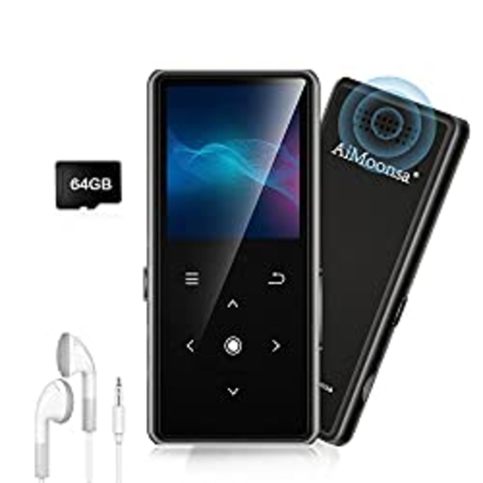 RRP £27.39 64GB MP3 Player with Bluetooth 5.2